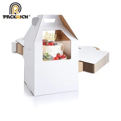 Cvjetna prozirna poklon kutija